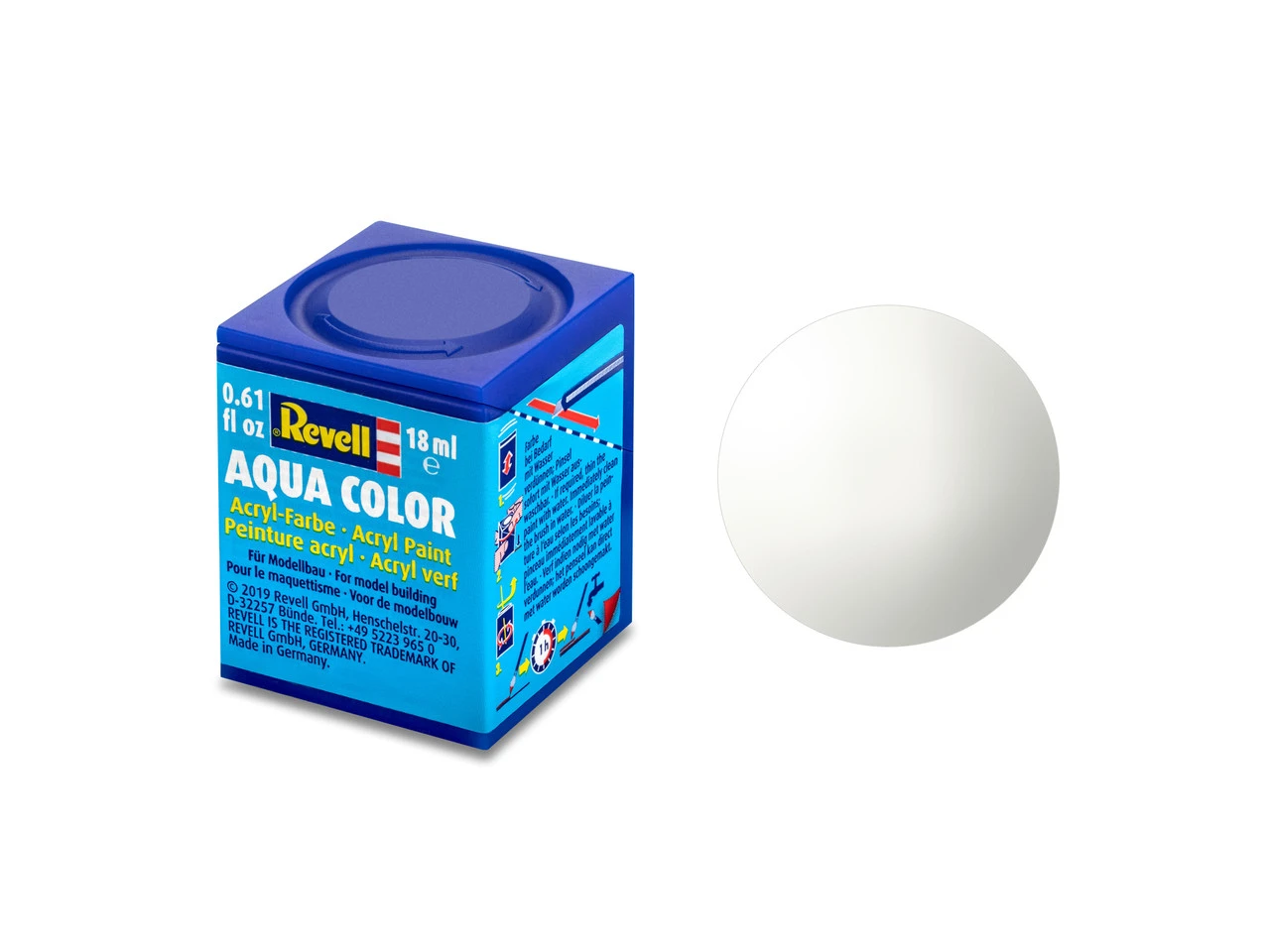 Revell Aqua Color 36104 White Gloss 18ml 1 Revell Aqua Color 36104 White Gloss 18ml