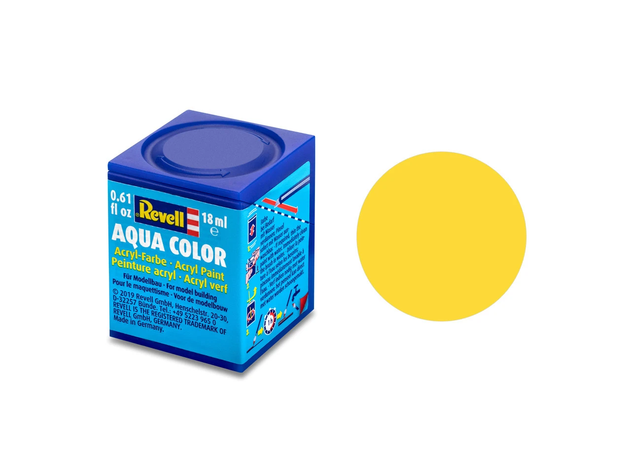 Revell Aqua Color 36115 Yellow Matte 18ml 1 Revell Aqua Color 36115 Yellow Matte 18ml