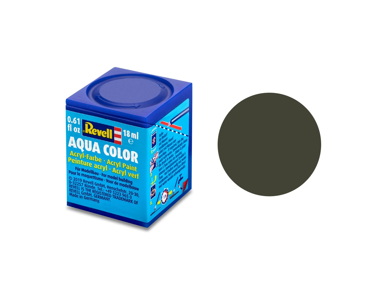 Revell Aqua Color 36142 Yellowish Olive Matte 18ml 1 Revell Aqua Color 36142 Yellowish Olive Matte 18ml