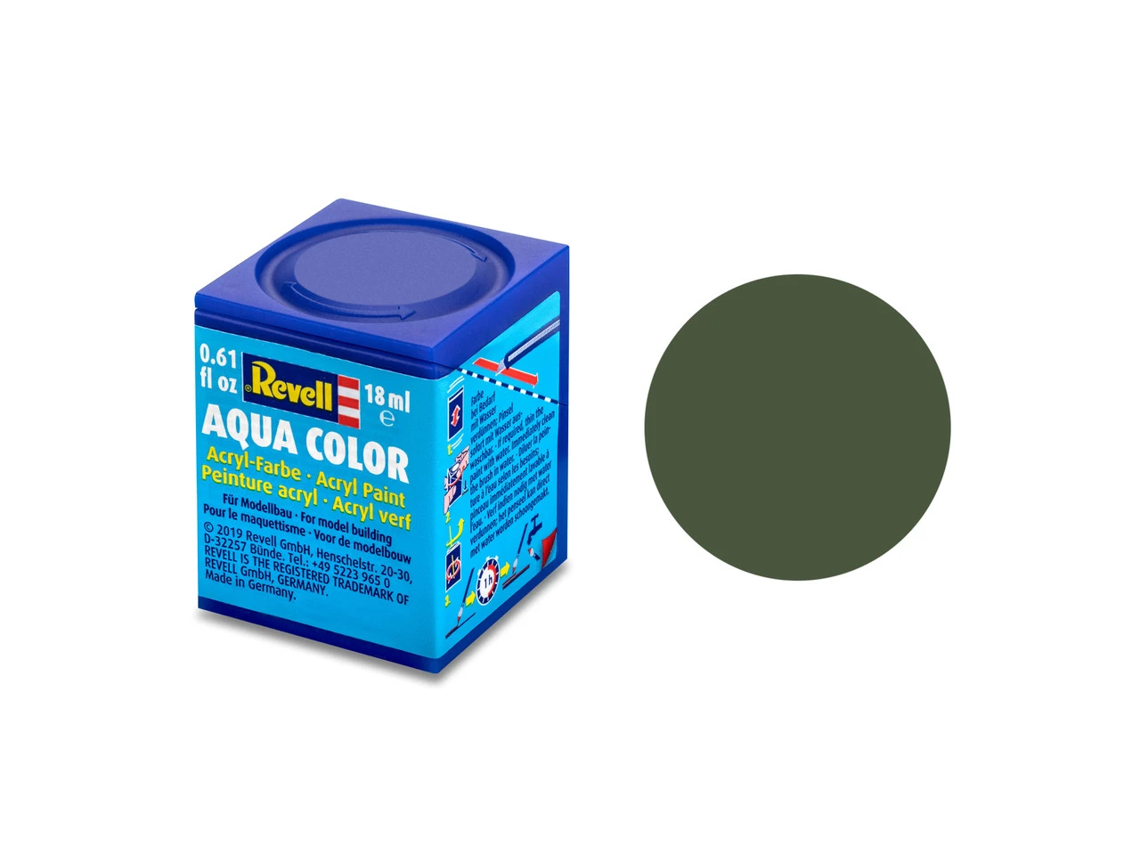 Revell Aqua Color 36165 Bronze Green Matte 18ml 1 Revell Aqua Color 36165 Bronze Green Matte 18ml