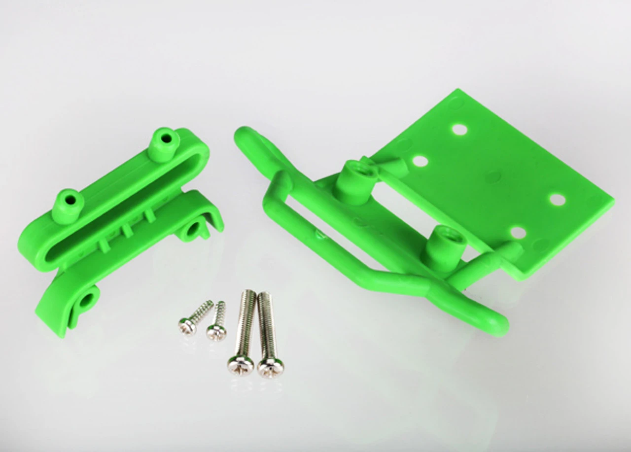 Traxxas 3621A Front Bumper & Mount (Green), Stampede 1 Traxxas 3621A Front Bumper & Mount (Green), Stampede