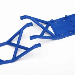Traxxas 3623X Front & Rear Skid Plate Set (Blue), Stampede