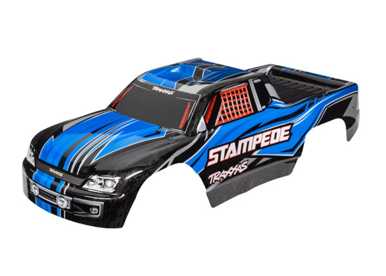 Traxxas 3651X Body, Stampede (also Fits Stampede VXL), Blue 1 Traxxas 3651X Body, Stampede (also Fits Stampede VXL), Blue