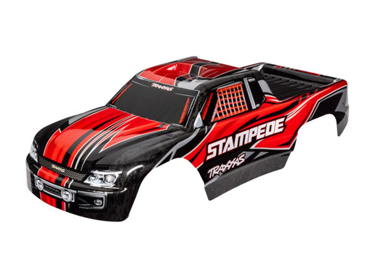 Traxxas 3651 Body, Stampede (also Fits Stampede VXL), Red 1 Traxxas 3651 Body, Stampede (also Fits Stampede VXL), Red