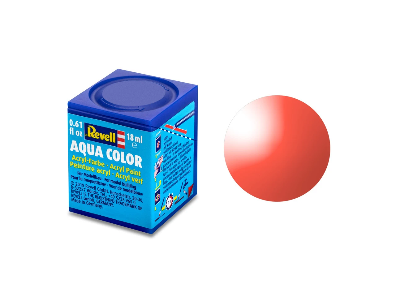 Revell Aqua Color 36731 Red Clear 18ml 1 Revell Aqua Color 36731 Red Clear 18ml