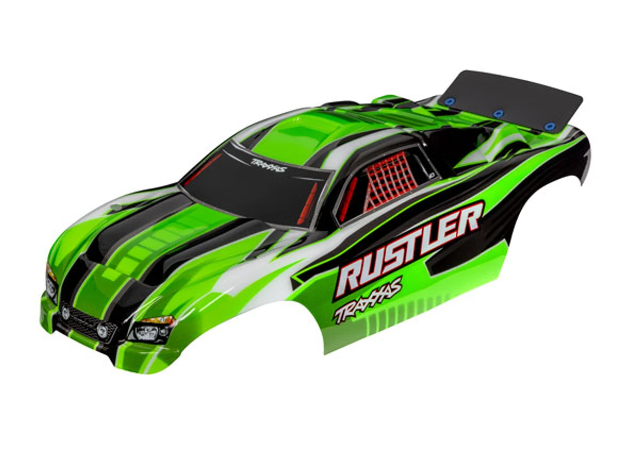 Traxxas 3750G Body, Rustler (also Fits Rustler VXL), Green 1 Traxxas 3750G Body, Rustler (also Fits Rustler VXL), Green