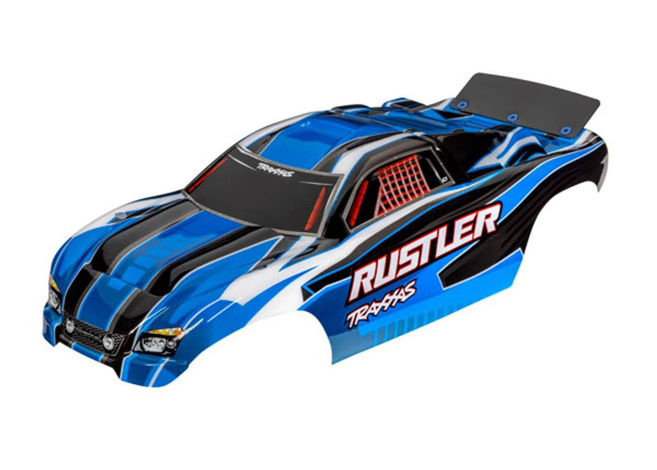 Traxxas 3750X Body, Rustler (also Fits Rustler VXL), Blue 1 Traxxas 3750X Body, Rustler (also Fits Rustler VXL), Blue