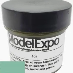 Model Shipways Brand Historic Acrylic Paints Ocean Green Trim - MS4807 (1 Oz. Bottle.)