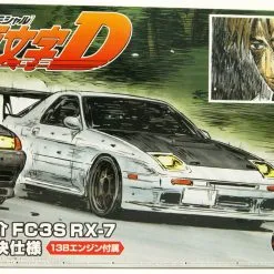 Aoshima Model Kits Aoshima 1/24 Initial D Takahashi Ryosuke FC3S RX-7 Model Kit