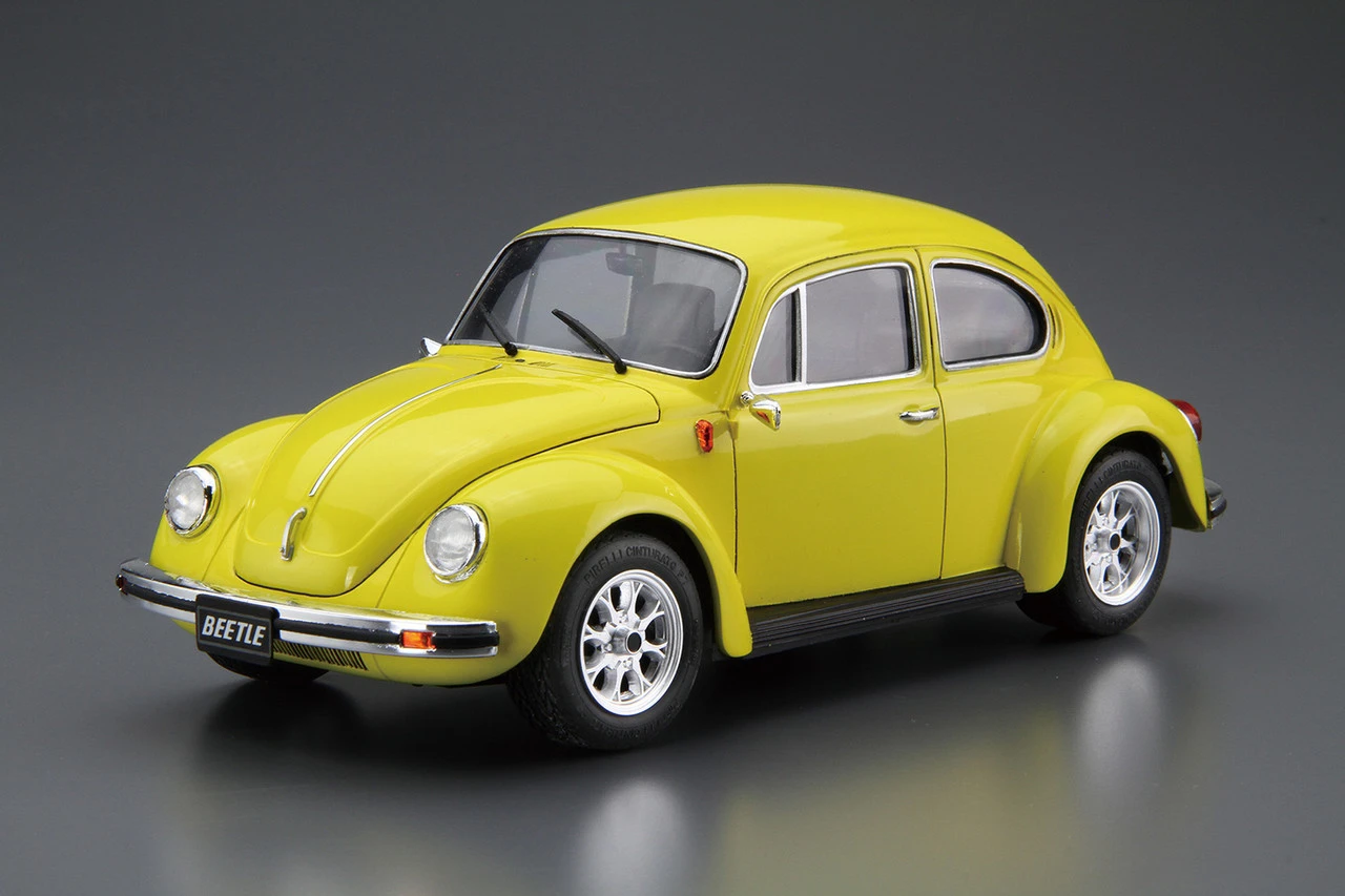 Aoshima Model Kits Aoshima 61305 1/24 1973 VW Beetle Model 1303S Hardtop Model Kit 2 Aoshima Model Kits Aoshima 61305 1/24 1973 VW Beetle Model 1303S Hardtop Model Kit - Image 2