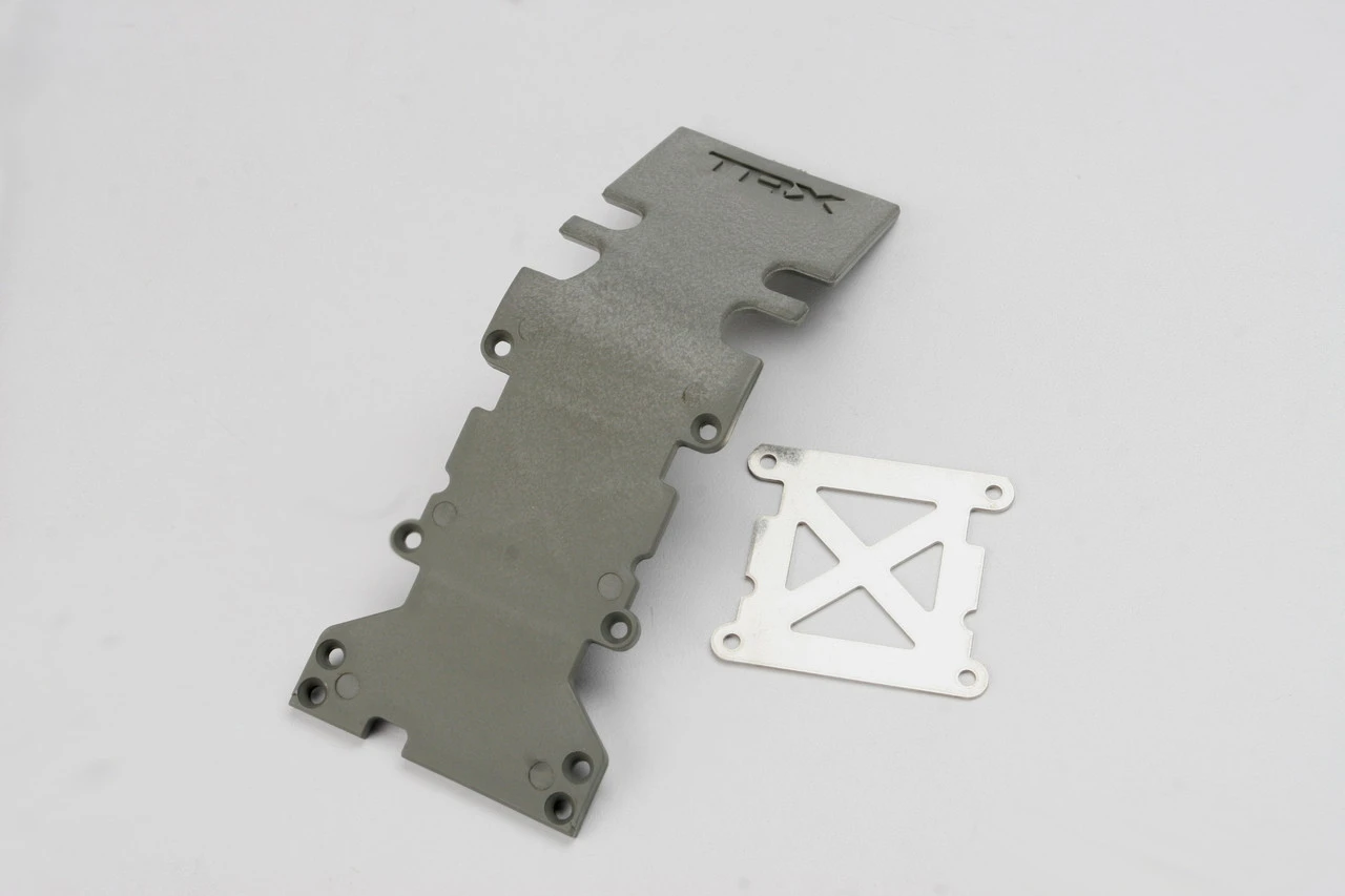 Traxxas Rear Skidplate (Grey) (TMX 3.3) 1 Traxxas Rear Skidplate (Grey) (TMX 3.3)