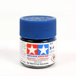 Tamiya 81504 Acrylic Mini X4 Blue Paint (10ml)