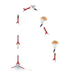 Estes 5326 Rocket Science Starter Set, Beginner -Toys and Hobbies Shop 5326 RocketScienceStarterSet FlightSequence 03848.1651159547