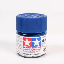 Tamiya 81708 Acrylic Mini XF8 Flat Blue Paint (10ml)