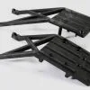 Traxxas Front & Rear Skidplate Set (Black) Slash
