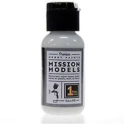 Mission Models MIOMMP-075 Acrylic Model Paint, 1 Oz Bottle, Light Sea Grey, FS 36307