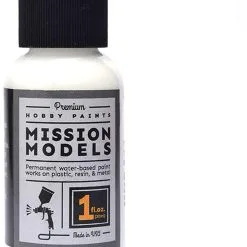 Mission Models MIOMMP-001 Acrylic Model Paint 1oz Bottle, White