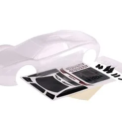 Traxxas 6413 Body, XO-1 (clear, Requires Painting) / Wing/ Wing Washers (left & Right)/ Wing Mounts (2)/ Washers (2)/ 4x10mm BCS (4)/ 4x12mm BCS (4)/ Decals