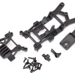 Traxxas 6720 Front And Rear Body Mounts, Rustler 4x4