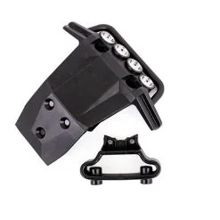 Traxxas 6736X Front Bumper/Support (fits 4WD Rustler) (for LED Light Kit Installation)