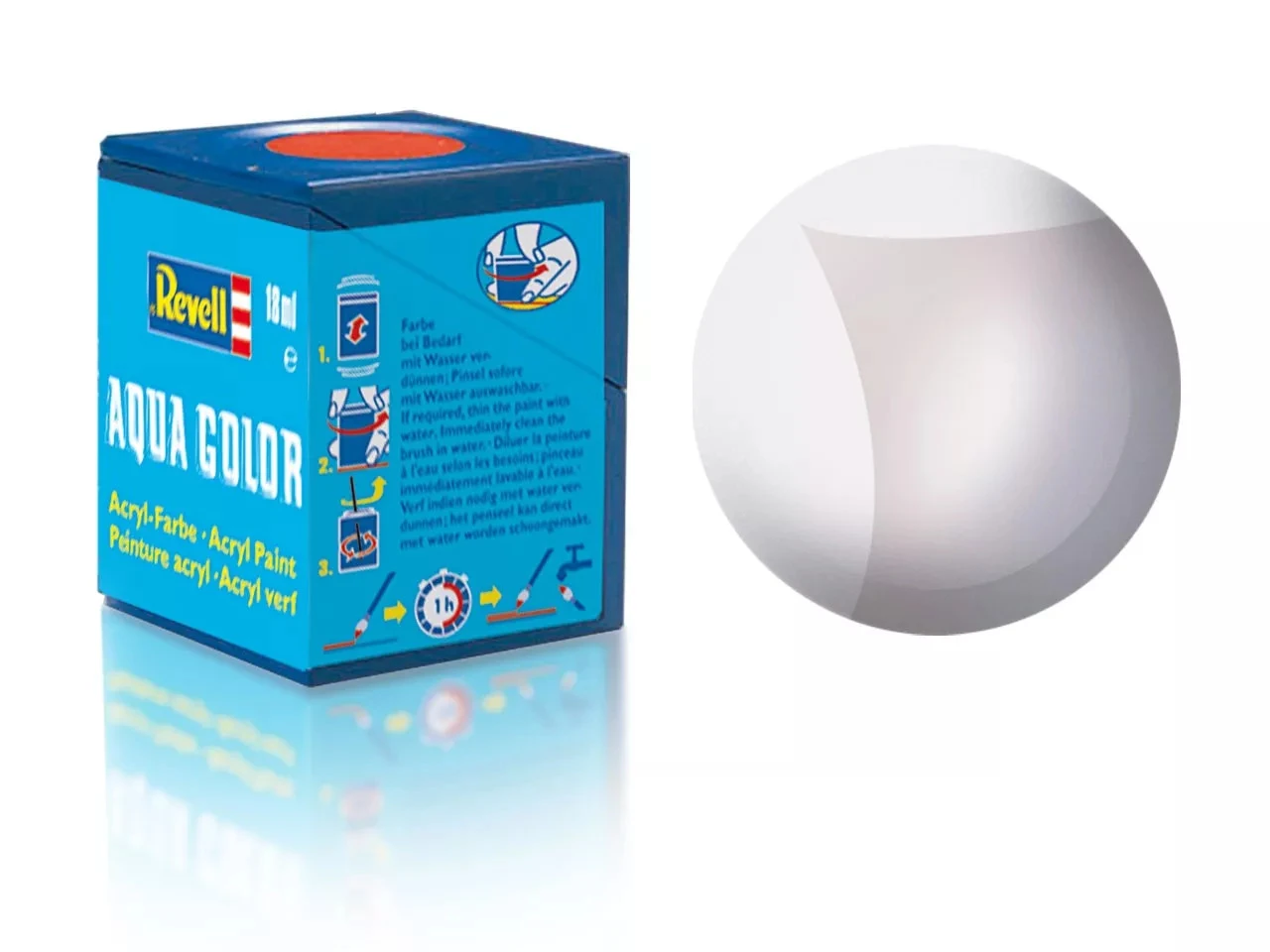 Revell Aqua Color 36102 Clear Matte 18ml 1 Revell Aqua Color 36102 Clear Matte 18ml