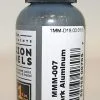 Mission Models MIOMMM-007 Acrylic Model Paint 1oz Bottle, Dark Aluminum