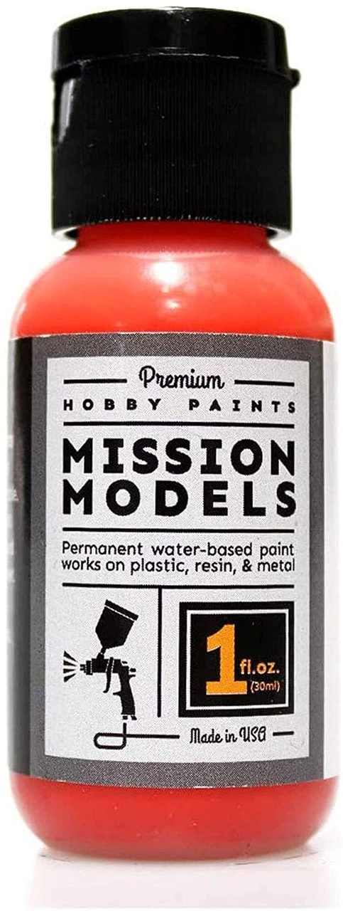 Mission Models MIOMMP-101 Acrylic Model Paint, 1 Oz Bottle, Insignia Red, FS 31136 1 Mission Models MIOMMP-101 Acrylic Model Paint, 1 Oz Bottle, Insignia Red, FS 31136