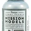 Mission Models MIOMMM-009 Acrylic Model Paint 1oz Bottle, RAF High Speed Silver