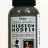 Mission Models MIOMMP-087 Acrylic Model Paint, 1 Oz Bottle, Dunkelgrun, RLM 71