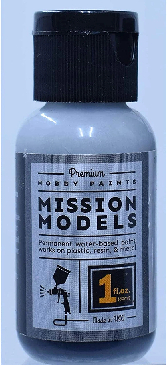 Mission Models MIOMMP-072 Acrylic Model Paint, 1 Oz Bottle, Medium Grey, FS 35237 1 Mission Models MIOMMP-072 Acrylic Model Paint, 1 Oz Bottle, Medium Grey, FS 35237