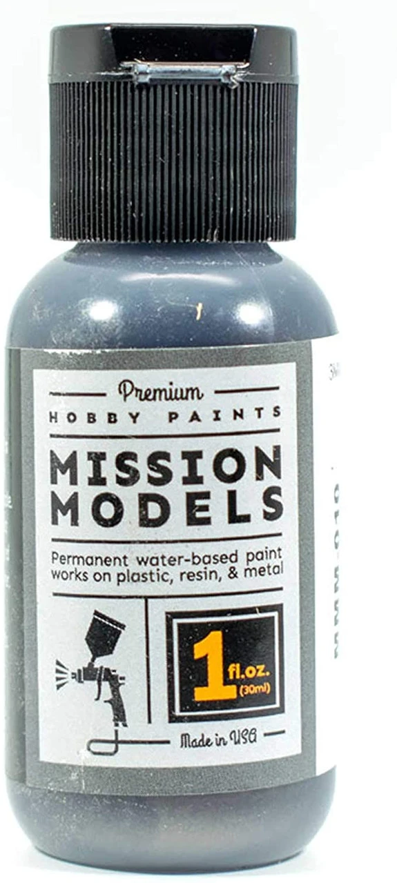 Mission Models MIOMMM-010 Acrylic Model Paint 1oz Bottle, Gun Metal 1 Mission Models MIOMMM-010 Acrylic Model Paint 1oz Bottle, Gun Metal