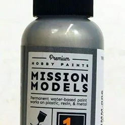 Mission Models MIOMMM-006 Acrylic Model Paint 1oz Bottle, Silver