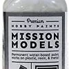 Mission Models MIOMMP-069 Acrylic Model Paint 1oz Bottle, Light Gull Grey Gloss