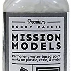 Mission Models MIOMMP-069 Acrylic Model Paint 1oz Bottle, Light Gull Grey Gloss