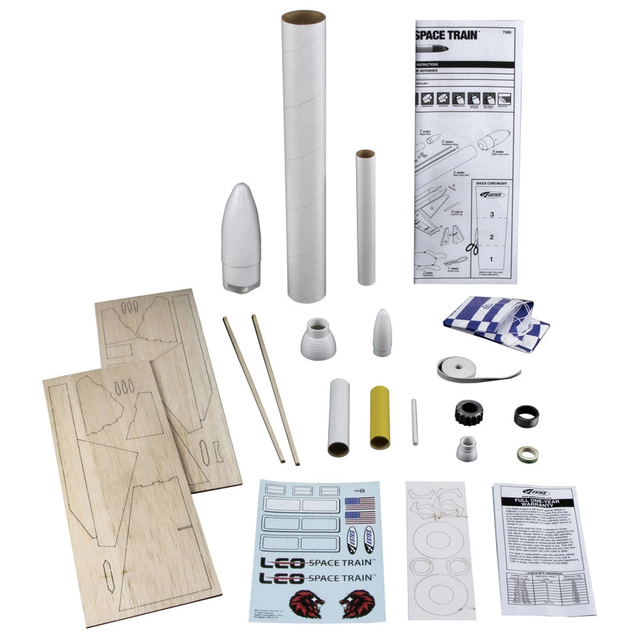 Estes LEO Space Train Model Rocket Kit, Advanced (EST7285) 4 Estes LEO Space Train Model Rocket Kit, Advanced (EST7285) - Image 4