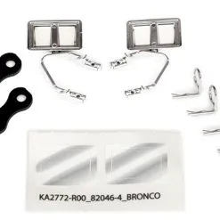 Traxxas TRX-4 Side Mirror Set (Chrome) (Ford Bronco)