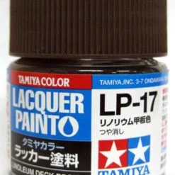 Tamiya 82117 Lacquer Paint LP-17 Linoleum Deck Brown 10ml Bottle