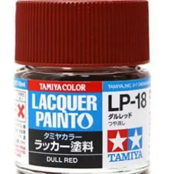 Tamiya 82118 Lacquer Paint LP-18 Dull Red 10ml Bottle