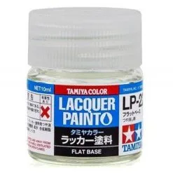 Tamiya 82122 Lacquer Paint LP-22 Flat Base 10ml Bottle