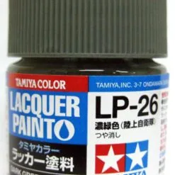 Tamiya 82126 Lacquer Paint LP-26 D. Green JGSDF 10ml Bottle