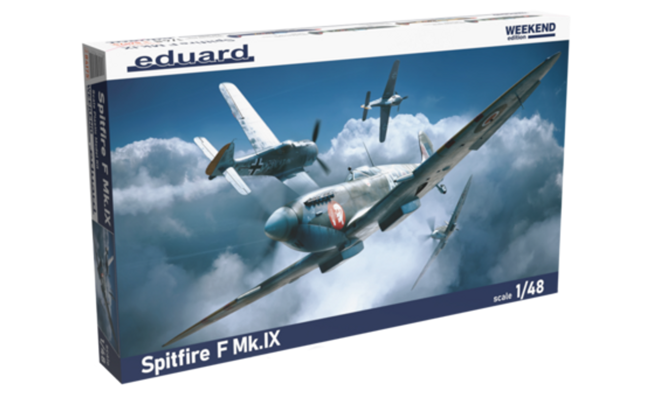 Eduard 84175 1/48 Spitfire F Mk IX Fighter (Wkd Edition Plastic Kit) Model Kit 1 Eduard 84175 1/48 Spitfire F Mk IX Fighter (Wkd Edition Plastic Kit) Model Kit