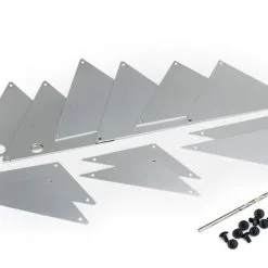 Traxxas 8434A Unlimited Desert Racer Tube Chassis Inner Panel Set, Aluminum (Silver)