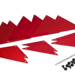 Traxxas 8434R Unlimited Desert Racer Tube Chassis Inner Panel Set, Aluminum (Red)