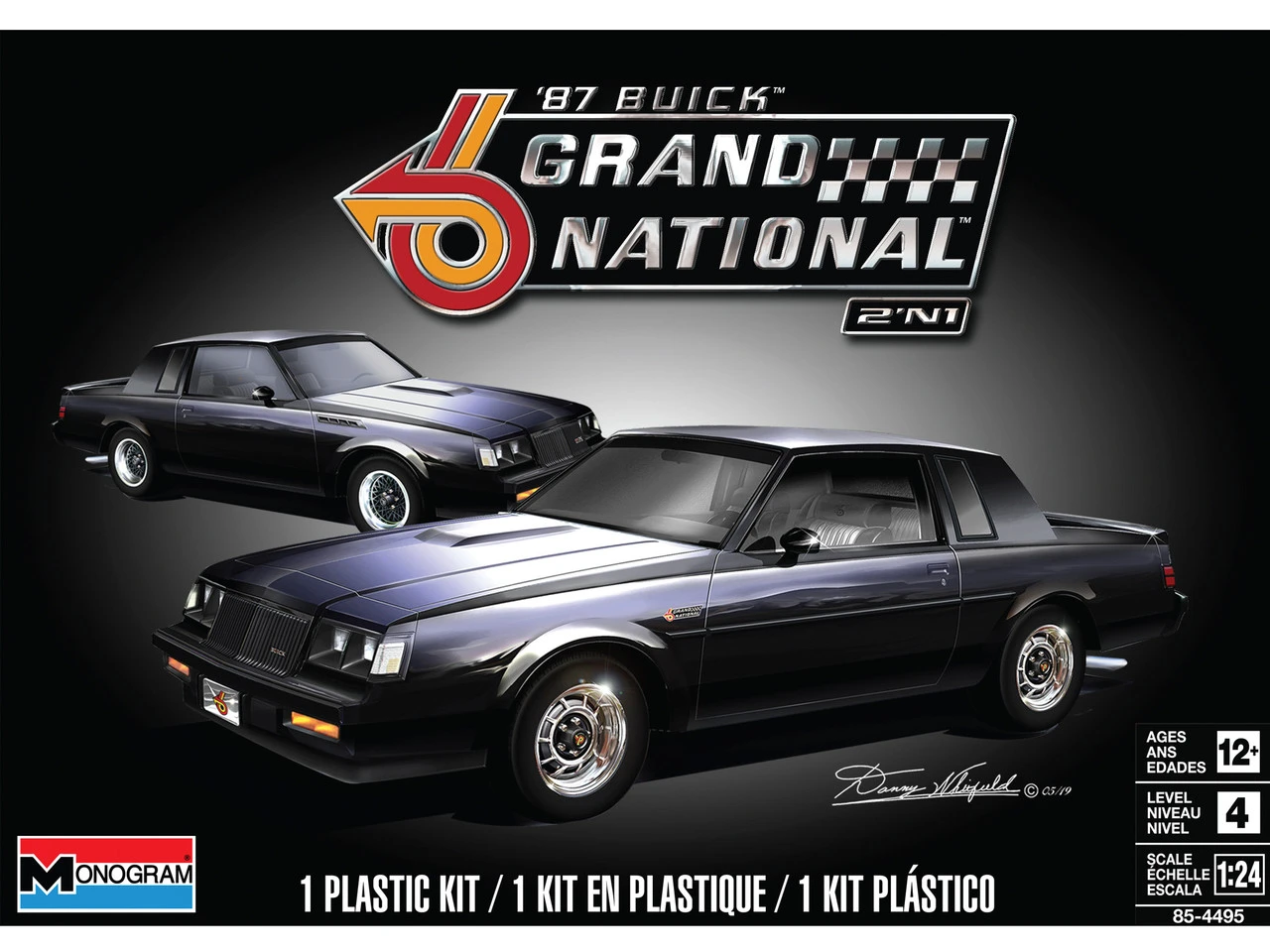Revell 854495 1/24 Buick Grand National 2n1 Model Kit 1 Revell 854495 1/24 Buick Grand National 2n1 Model Kit