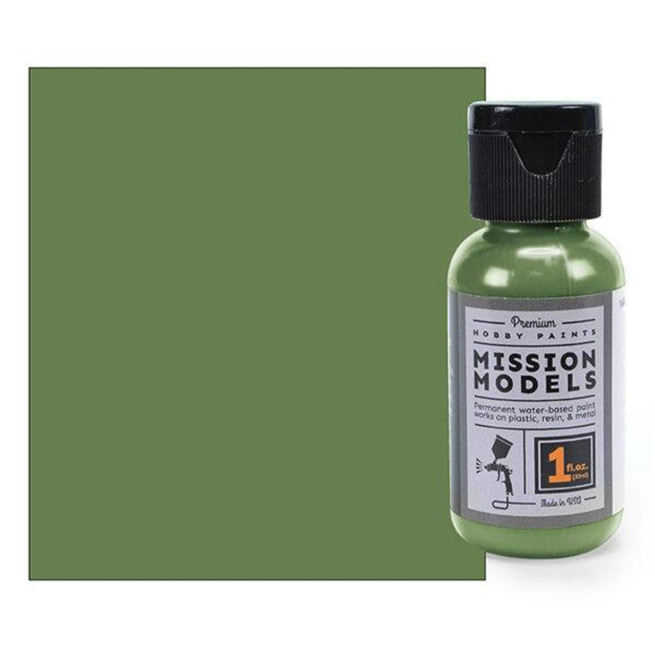 Mission Models MIOMMP-059 Acrylic Model Paint 1oz Bottle, US Interior Green 1 Mission Models MIOMMP-059 Acrylic Model Paint 1oz Bottle, US Interior Green