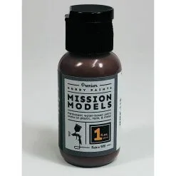 Mission Models MIOMMP-115 Acrylic Model Paint, 1 Oz Bottle, Japanese Propeller Brown WWII