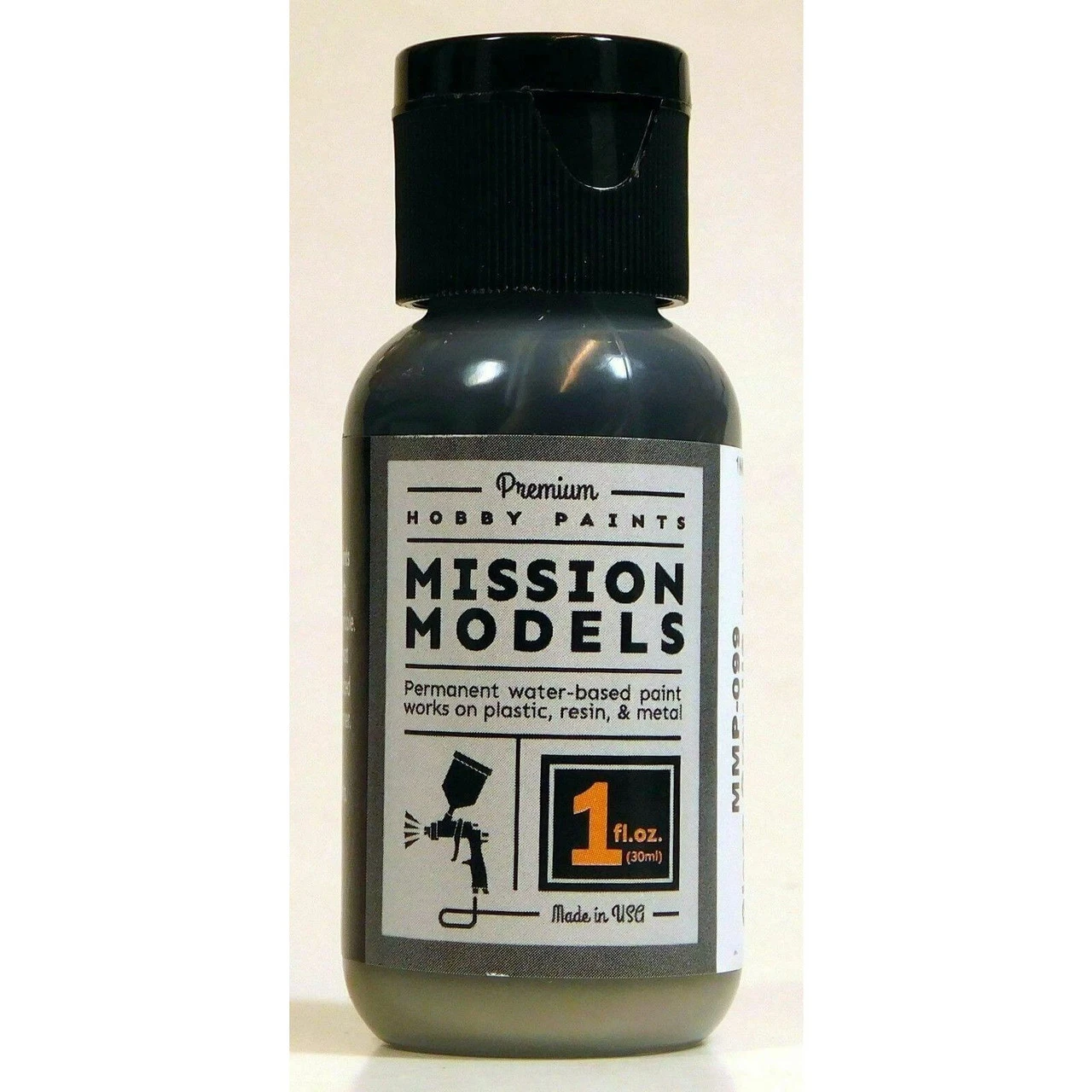 Mission Models MIOMMP-099 Acrylic Model Paint, 1 Oz Bottle, Gloss Grey US Navy, FS16081 1 Mission Models MIOMMP-099 Acrylic Model Paint, 1 Oz Bottle, Gloss Grey US Navy, FS16081