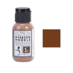Mission Models MIOMMP-130 Acrylic Model Paint, 1oz Bottle, Earth Red Brown, FS 30117 MERDEC