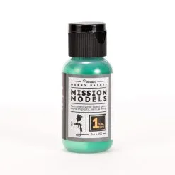 Mission Models MIOMMP-144 Acrylic Model Paint, 1oz Bottle, Pearl Deep Green