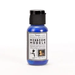 Mission Models MIOMMP-147 Acrylic Model Paint, 1oz Bottle, Pearl Deep Blue